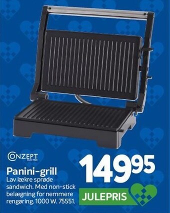 Din Isenkræmmer Panini-grill tilbud
