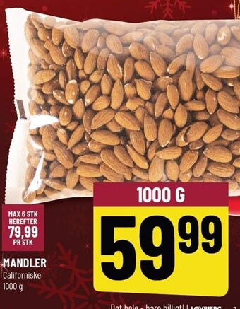 Løvbjerg Mandler tilbud