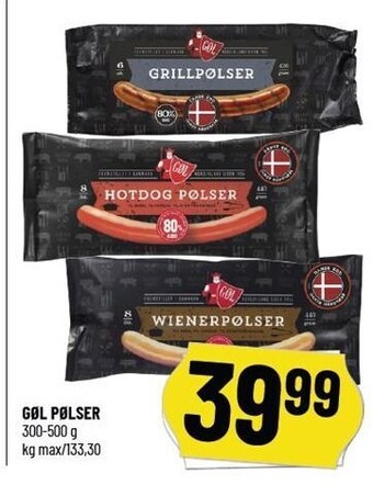 Løvbjerg Gøl pølser tilbud