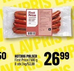 Løvbjerg Hotdog pølser tilbud