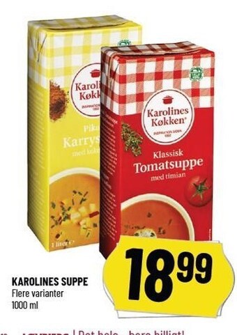 Løvbjerg Karolines suppe tilbud