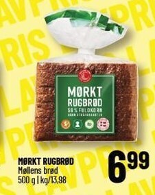 Løvbjerg Mørkt rugbrød tilbud
