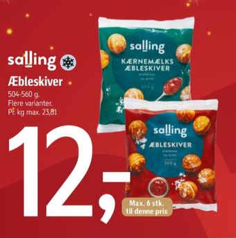 Føtex Salling æbleskiver tilbud