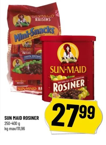 Løvbjerg Sun maid rosiner tilbud