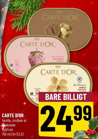 Løvbjerg Carte dor is tilbud