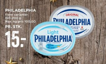 MENY Philadelphia flødeost original tilbud