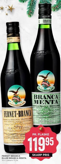 MENY Fernet branca bitter tilbud