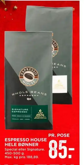 Special kaffebønner - hele