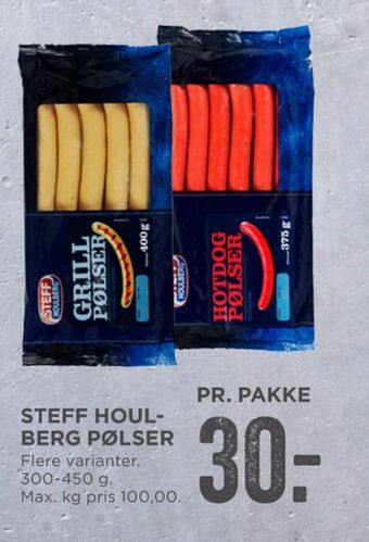 MENY Steff houlberg hotdogpølser tilbud