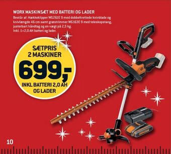 XL-BYG Worx professional værktøjssæt tilbud