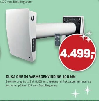 XL-BYG Duka varmegenvinding tilbud