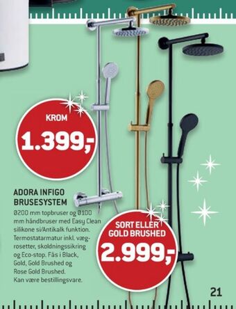 XL-BYG Adora brusestangsæt tilbud