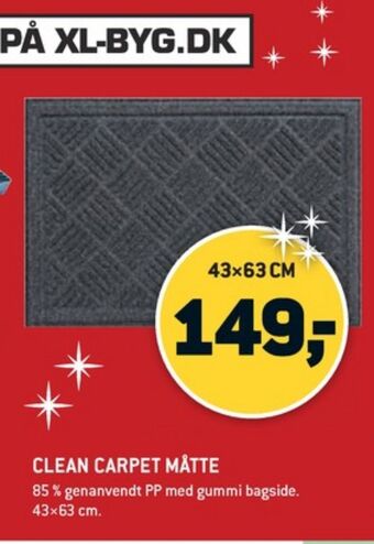 XL-BYG Clean carpet dørmåtte tilbud