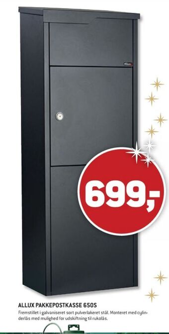 XL-BYG Allux postkasse tilbud