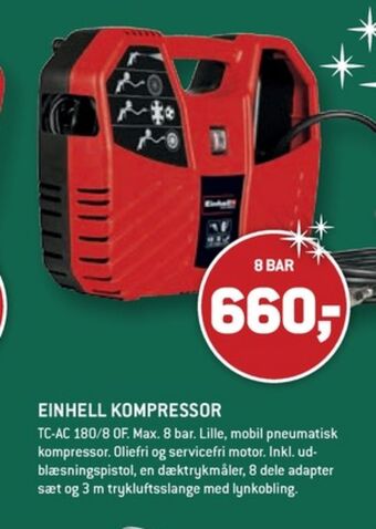 XL-BYG Einhell kompressor tilbud