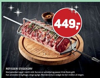 XL-BYG Grillgrill rotisseri stegekurv tilbud