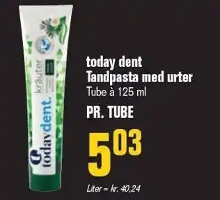 Otto Duborg Tandpasta m. urter tilbud