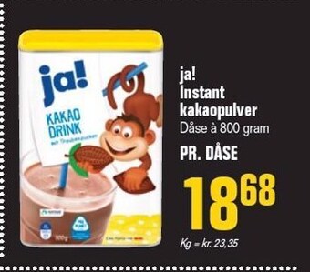 Otto Duborg Instant kakaopulver tilbud
