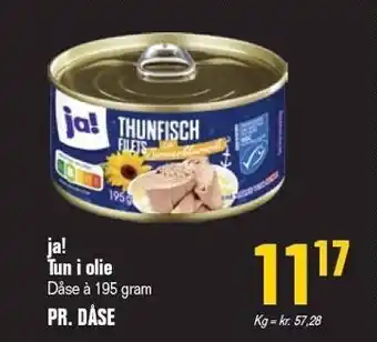 Otto Duborg Tun i olie tilbud