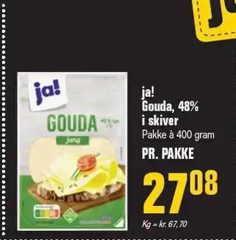 Otto Duborg Gouda, 48% i skiver tilbud