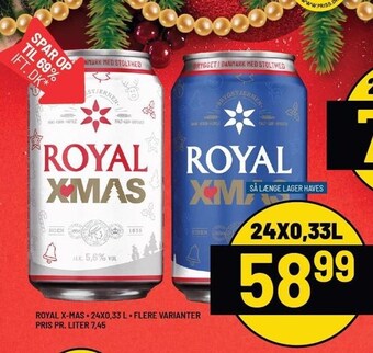 Priss Royal x-mas tilbud
