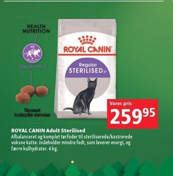 Maxi Zoo Royal canin adult sterilised tilbud