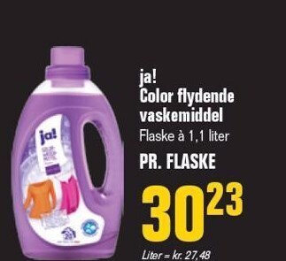 Poetzsch Padborg Ja! color flydende vaskemiddel tilbud