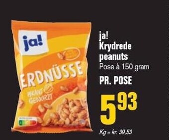 Poetzsch Padborg Ja! krydrede peanuts tilbud