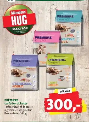 Maxi Zoo Premiere tørfoder til katte tilbud