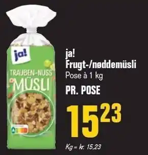 Poetzsch Padborg Frugt-/nøddemüsli tilbud