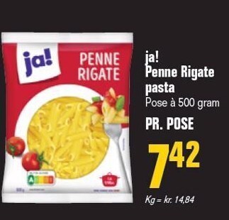 Poetzsch Padborg Ja! penne rigate pasta tilbud