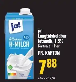 Poetzsch Padborg Langtidsholdbar letmælk 1,5% tilbud