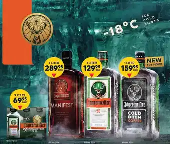 BorderShop Mini meisters shots el. jägermeister tilbud