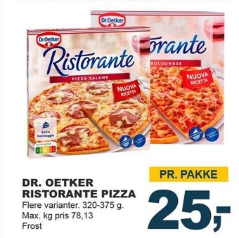 Let-Køb Dr. oetker ristorante pizza tilbud
