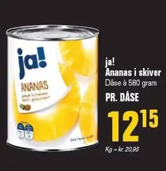 Poetzsch Padborg Ananas i skiver tilbud