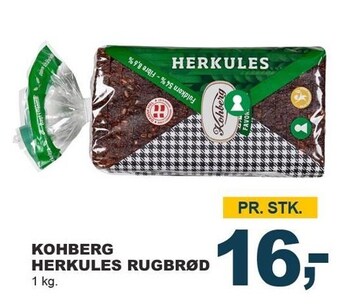 Let-Køb Kohberg herkules rugbrød tilbud