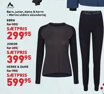 Intersport Merino uldmix skiundertøj tilbud
