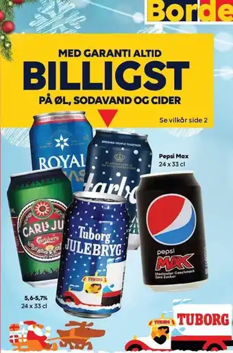 BorderShop Øl, sodavand og cider tilbud