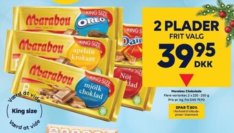 BorderShop Marabou chokolade tilbud