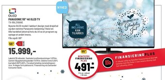 Panasonic 55'' 4k oled tv