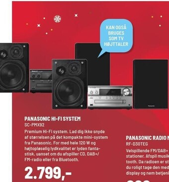 Panasonic Center Panasonic hi-fi system tilbud