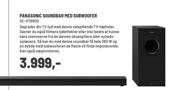 Panasonic Center Panasonic soundbar tilbud