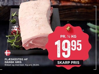 MENY Flæskesteg Af Dansk Gris tilbud