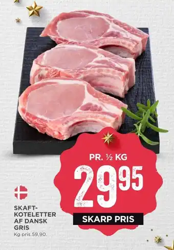MENY Skaft Koteleter Af Dansk Gris tilbud