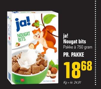 Otto Duborg Ja! nougat bits tilbud