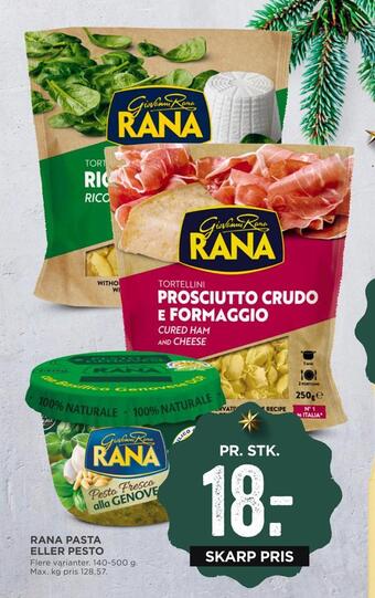MENY Rana pasta eller pesto tilbud