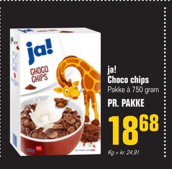 Otto Duborg Ja! choco chips tilbud