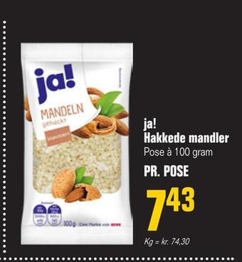 Otto Duborg Ja! hakkede mandler tilbud