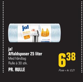 Otto Duborg Ja! affaldsposer 25 liter tilbud