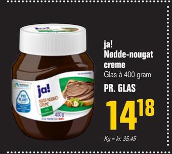 Otto Duborg Ja! nødde-nougat creme tilbud